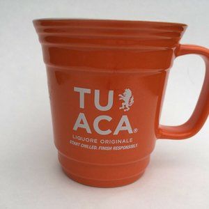 Tuaca Liquore Originale Orange Mug "Start Chilled Finish Responsibly" Promo